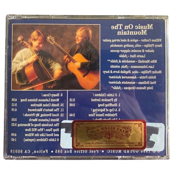 Shaker Music On The Mountain CD William Coulter & Barry Phillips Instrumental - Picture 2 of 3